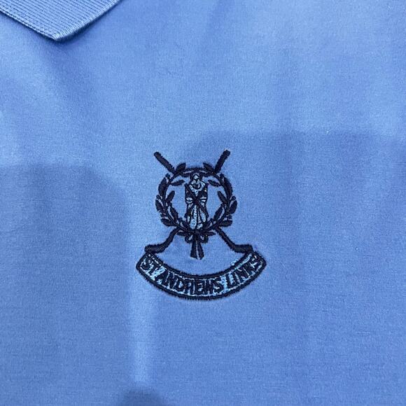 St Andrews Collection Blue Men's polo, size XXL - Picture 2 of 6